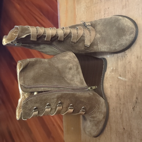 BCB generation army green booties size 7.5 - Picture 2 of 6